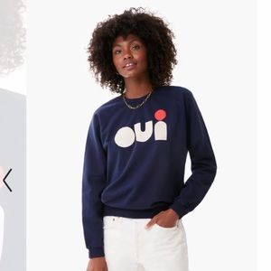Clare V Oui Sweatshirt SMALL